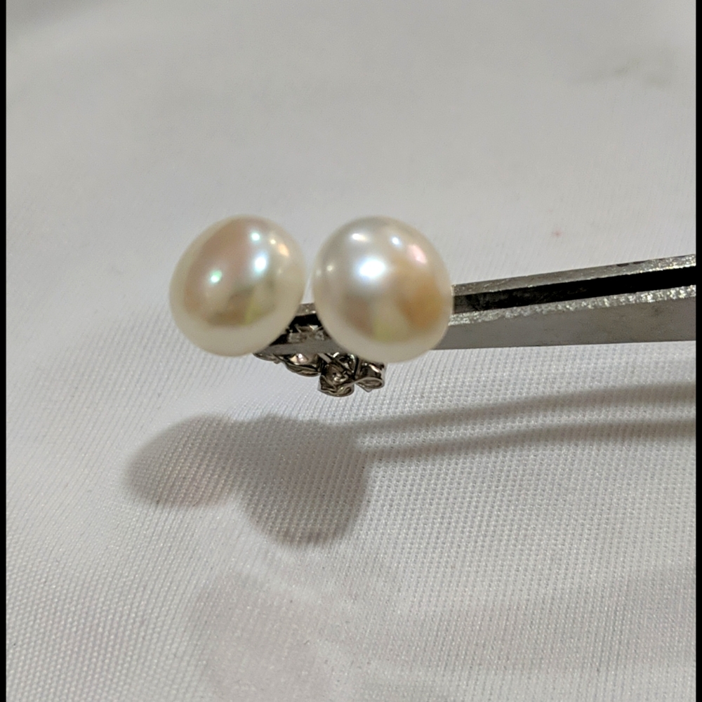 ❗️ Authentic Fresh Water Pearl Earrings - Picture 3 of 7